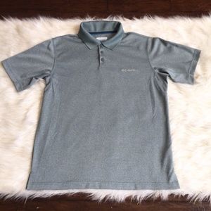 Columbia Gray Polo Shirt size: Medium
